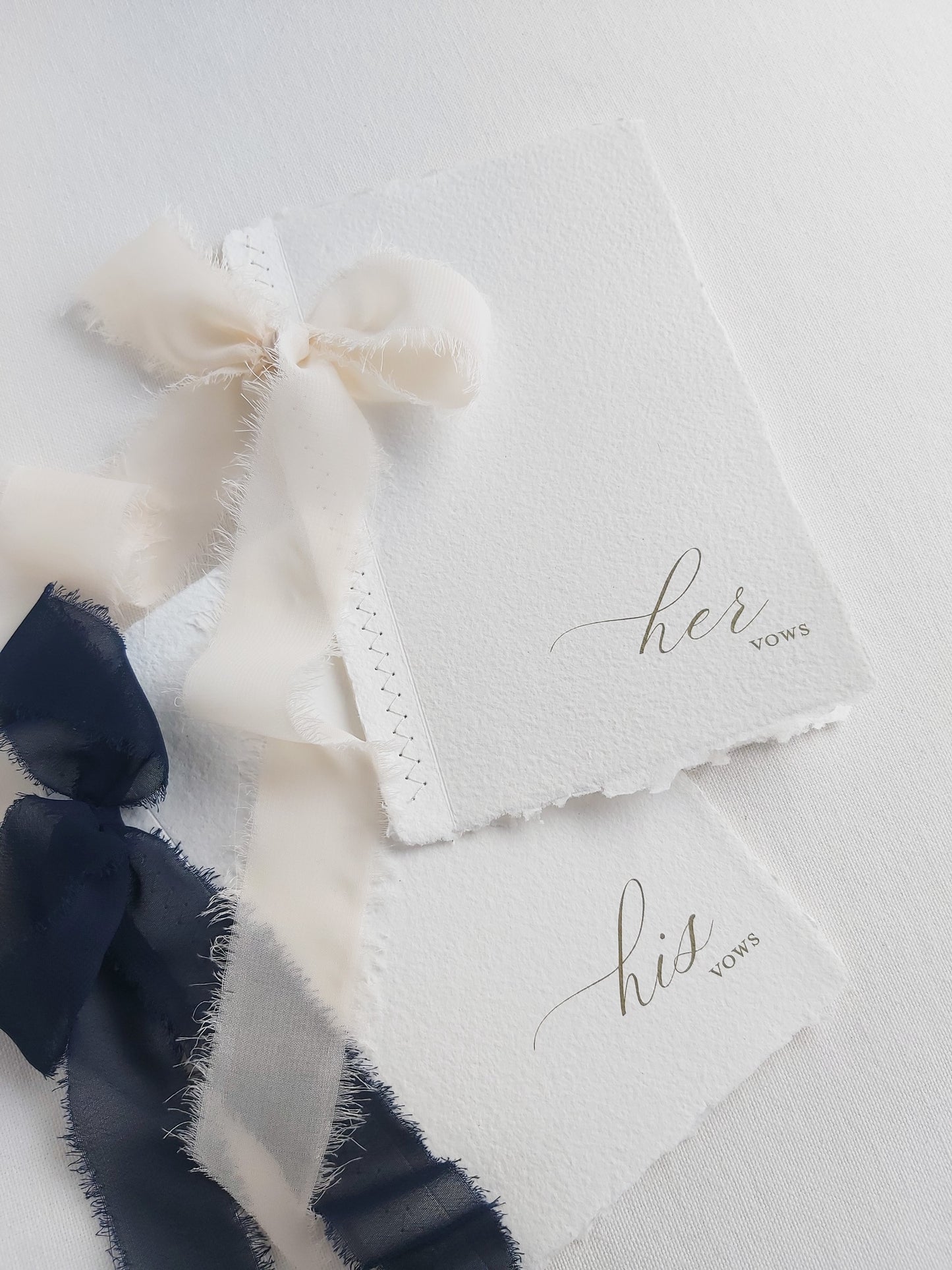 Luxury Handmade Wedding Vow Books