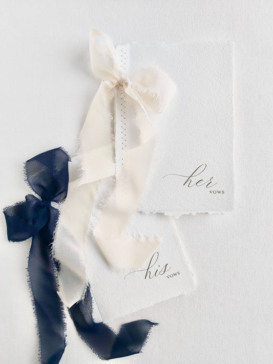 Luxury Handmade Wedding Vow Books