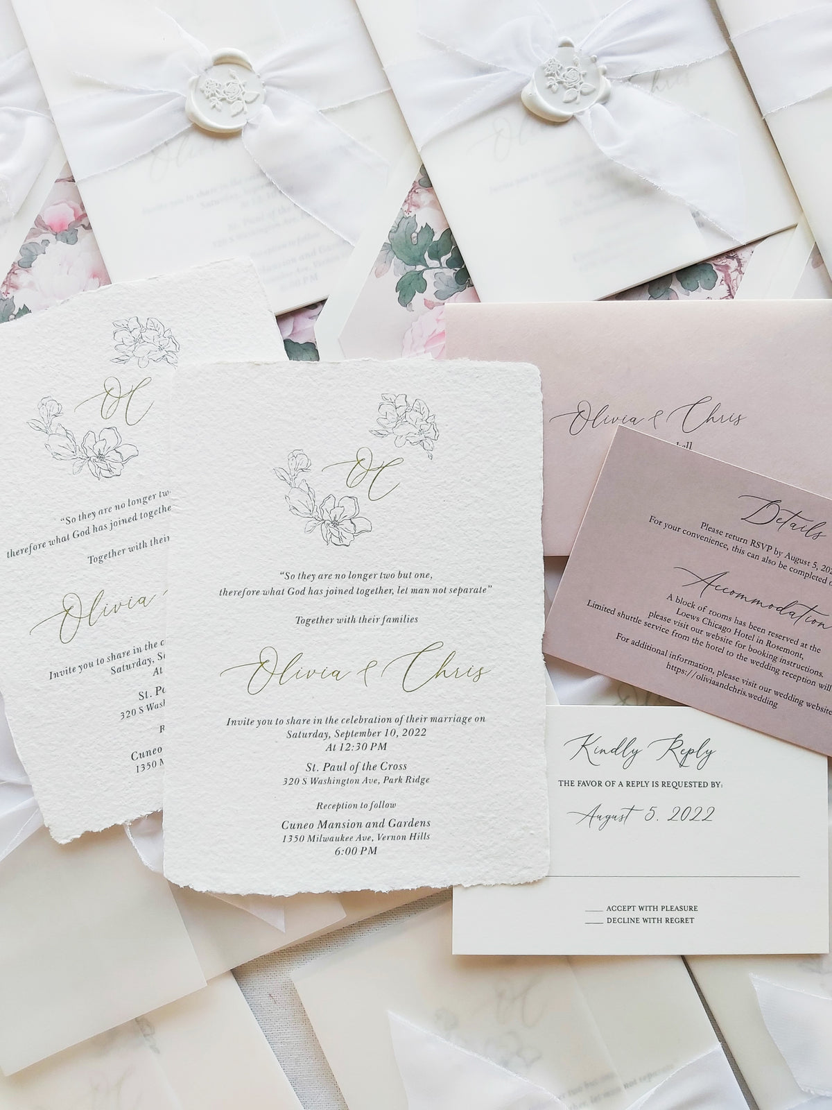 Wedding stationery collection