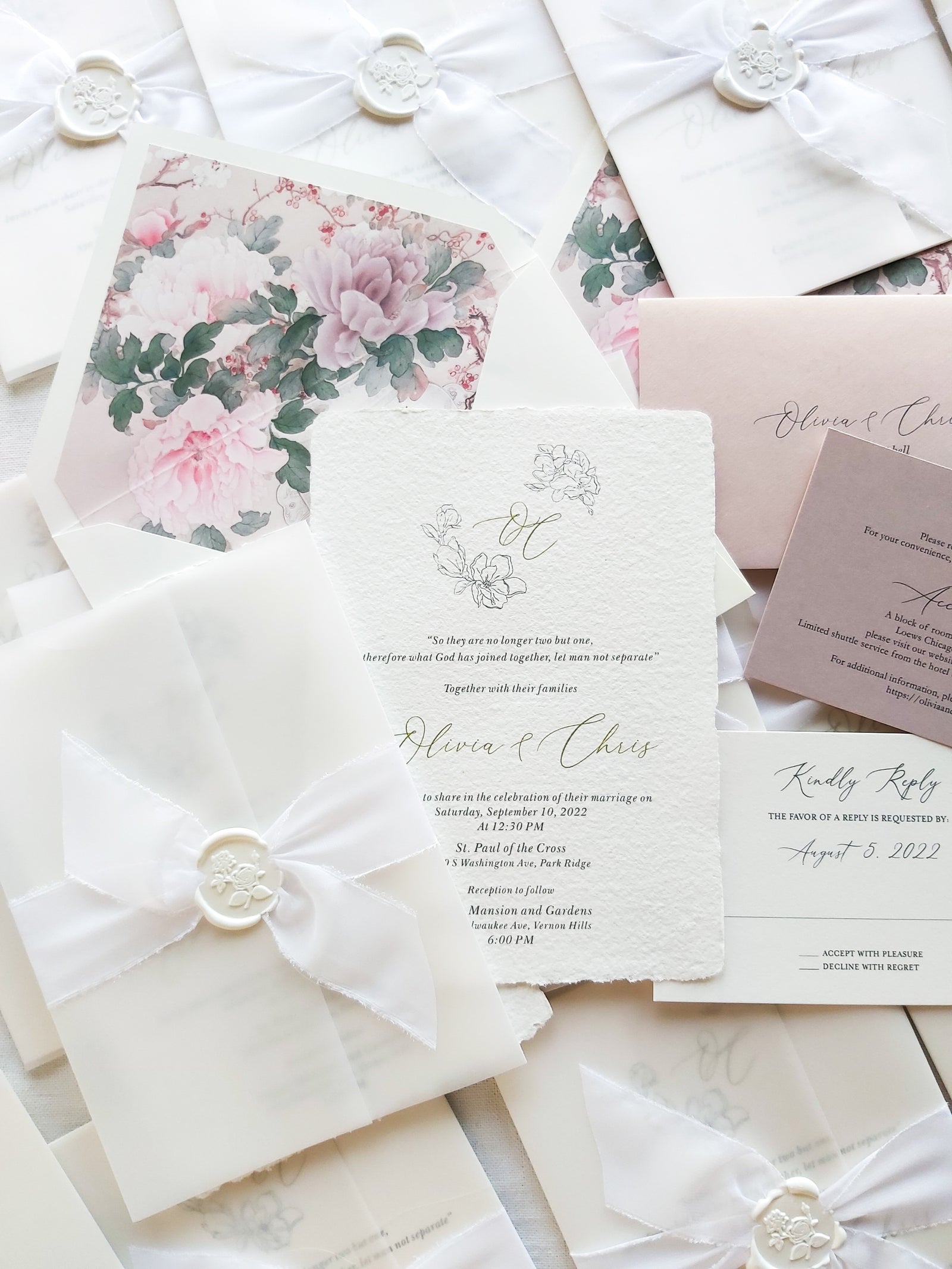 Wedding stationery collection