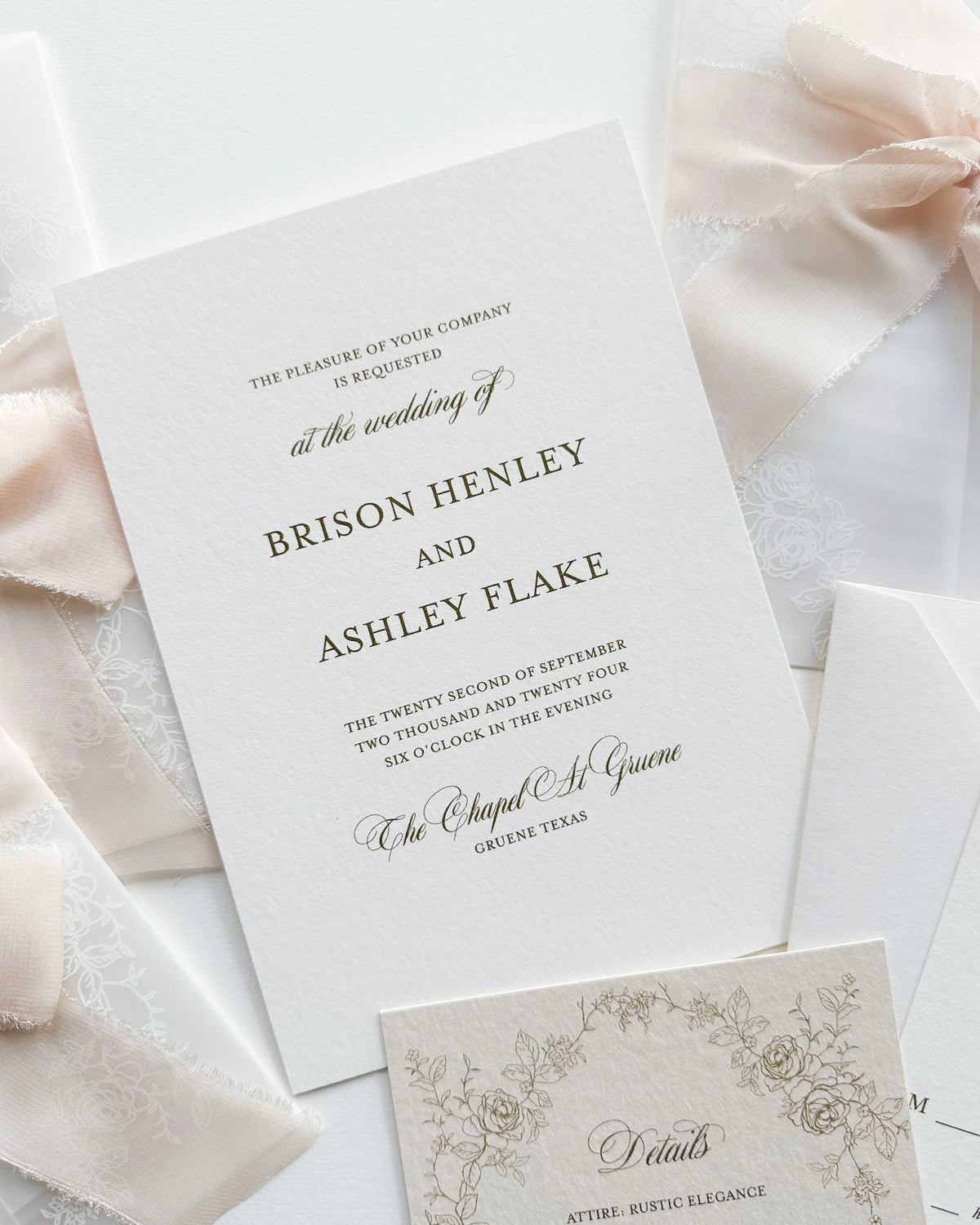 Wedding stationery collection