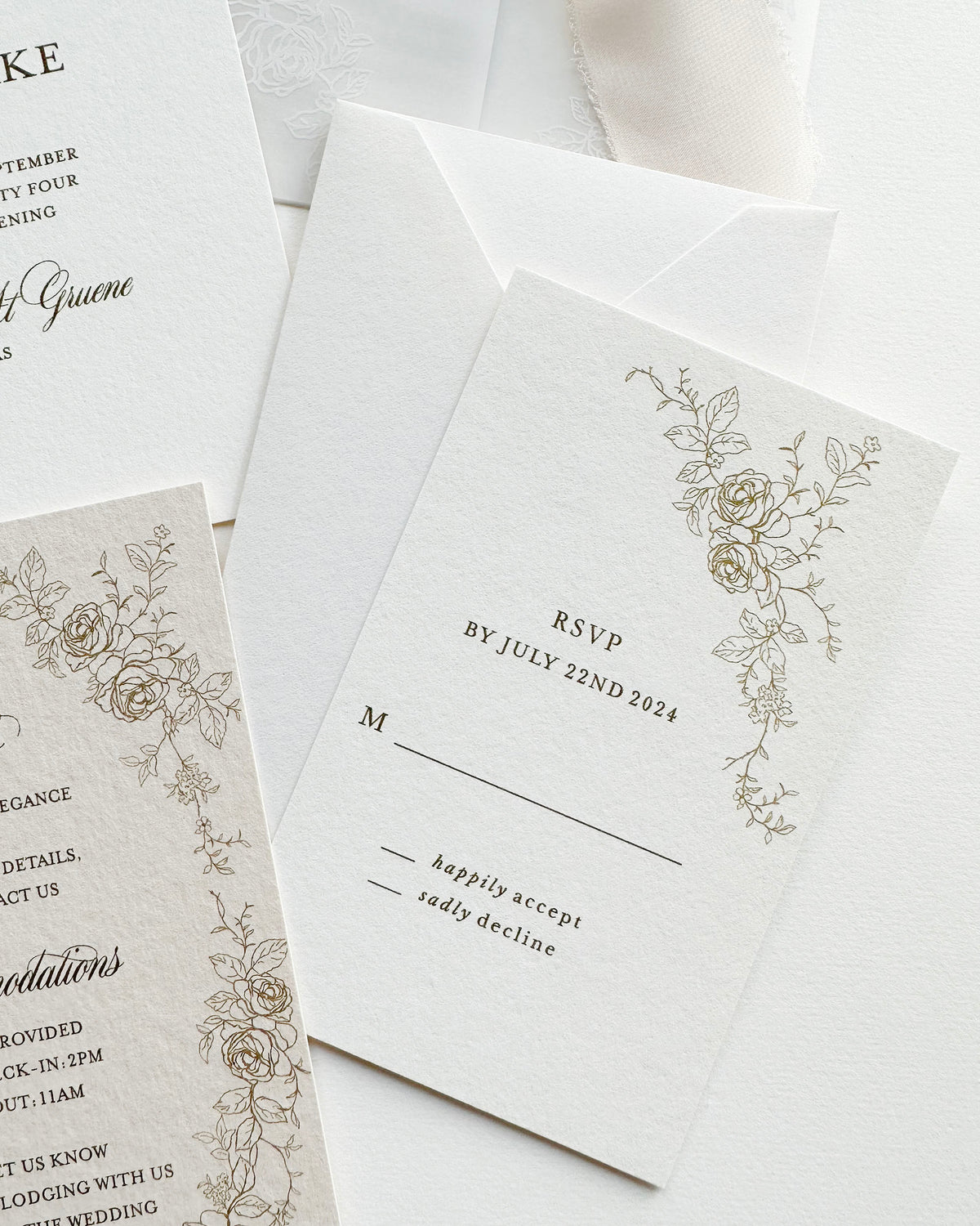 Wedding stationery collection
