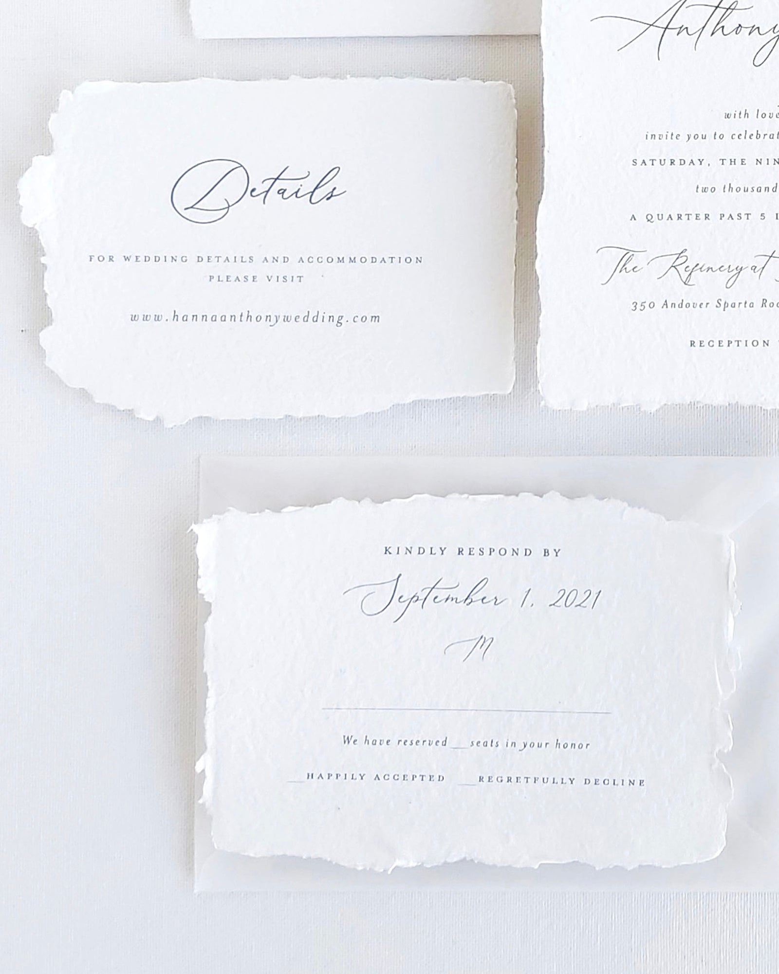 Wedding stationery collection