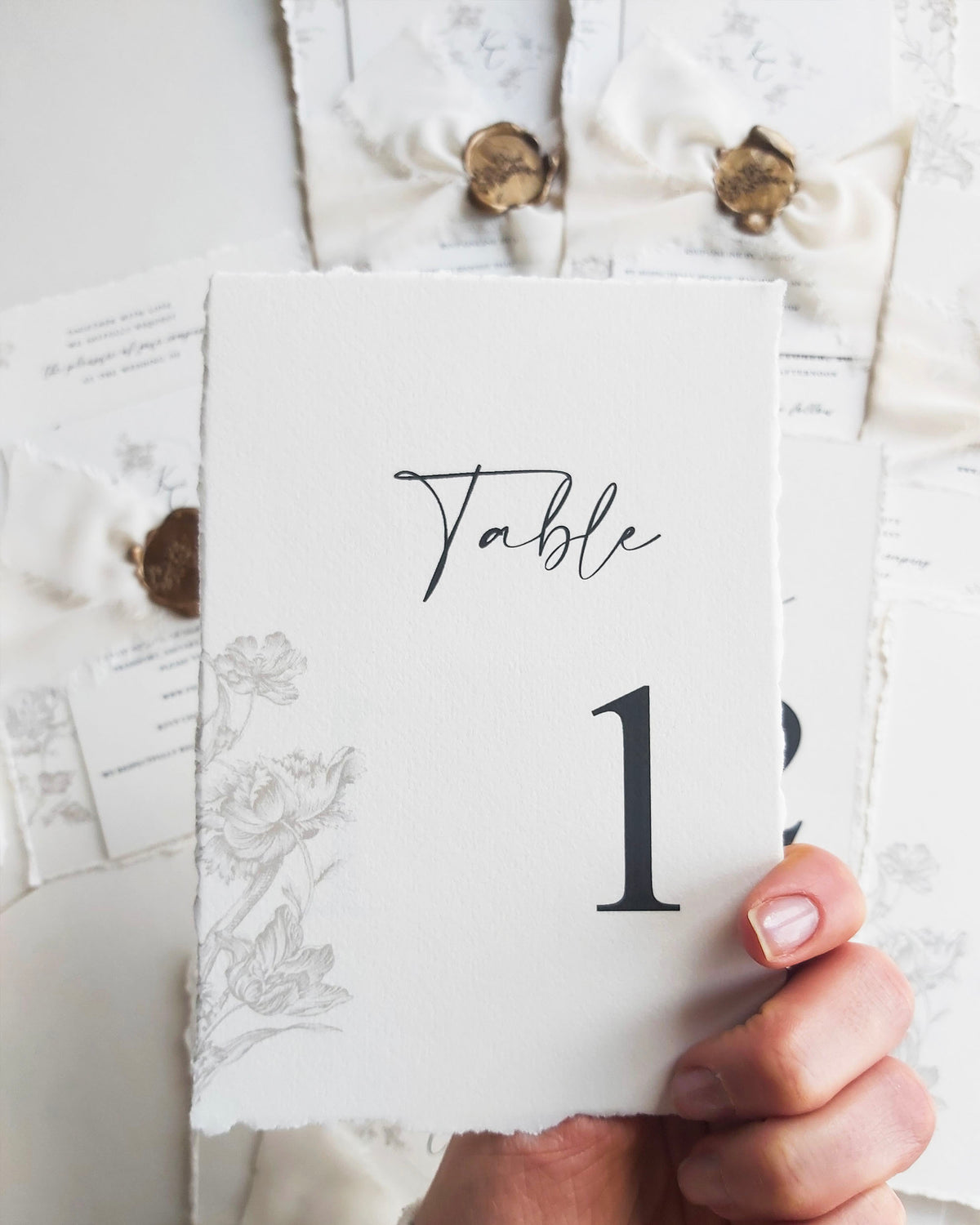 Handmade Table Numbers