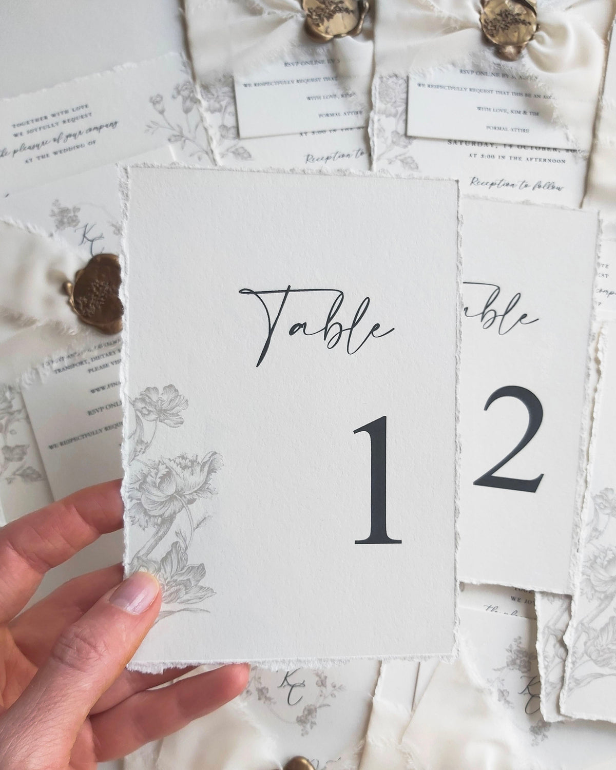 Handmade Table Numbers